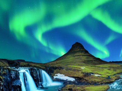 Šiaurės pašvaistės Islandija